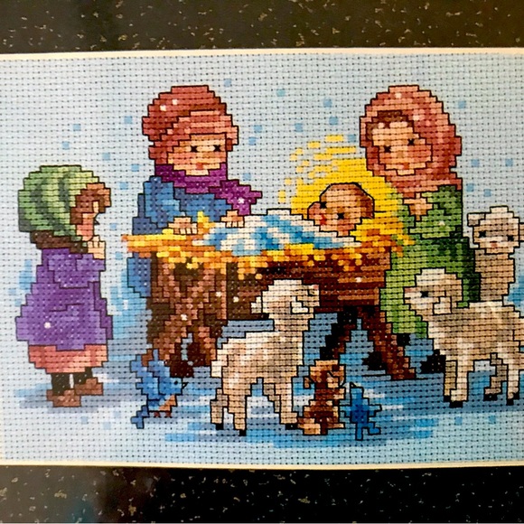 Weekenders Other - Weekenders LITTLE CRECHE Christmas Nativity Cross Stitch Kit 03323 Jesus Mary